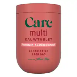 Albert Heijn Care Multi alles-in-1 kauwtabletten framboos aanbieding