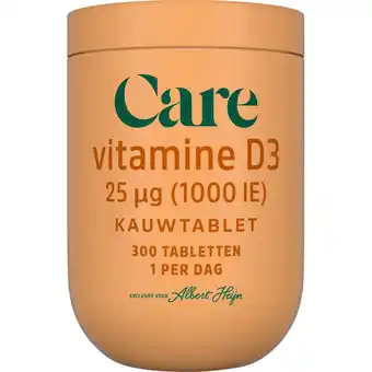 Albert Heijn Care Vitamine D3 25µg aanbieding