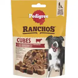 Albert Heijn Pedigree Ranchos cubes rund aanbieding