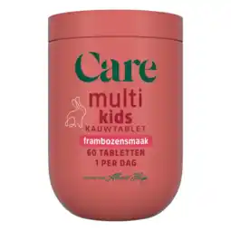 Albert Heijn Care Multi kids frambozensmaak aanbieding