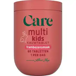 Albert Heijn Care Multi kids frambozensmaak aanbieding