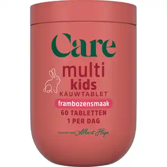 Albert Heijn Care Multi kids frambozensmaak aanbieding
