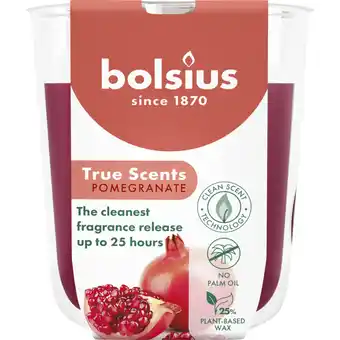 Albert Heijn Bolsius True scents geurglas pomegranate 8cm aanbieding