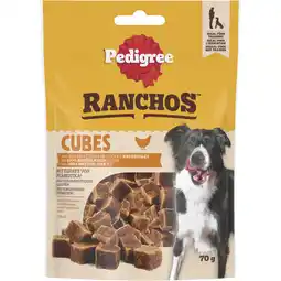 Albert Heijn Pedigree Ranchos cubes kip aanbieding