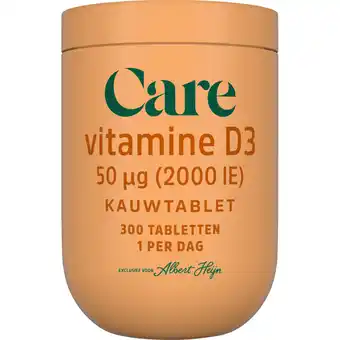 Albert Heijn Care Vitamine D3 50µg aanbieding