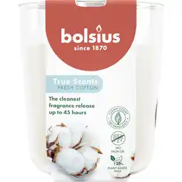 Albert Heijn Bolsius True scents geurglas fresh cotton aanbieding