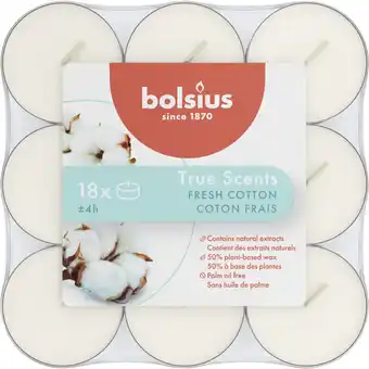 Albert Heijn Bolsius Geurtheelichten fresh cotton aanbieding