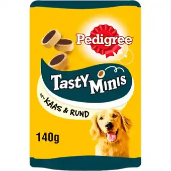 Albert Heijn Pedigree Tasty mini's kaas & rund hondensnacks aanbieding