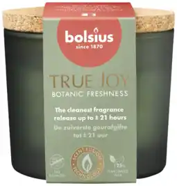 Albert Heijn Bolsius True joy geurglas kurk botanic freshness aanbieding