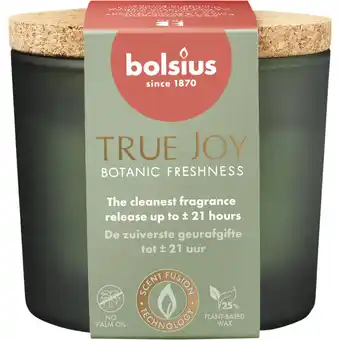 Albert Heijn Bolsius True joy geurglas kurk botanic freshness aanbieding