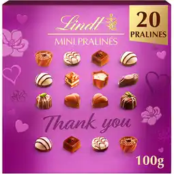 Albert Heijn Lindt Mini pralinés thank you aanbieding