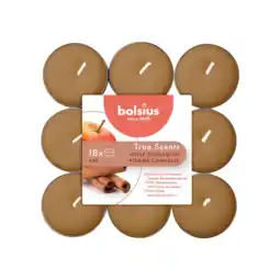 Albert Heijn Bolsius True scents geurtheelichten appel kaneel aanbieding