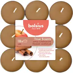 Albert Heijn Bolsius True scents geurtheelichten appel kaneel aanbieding