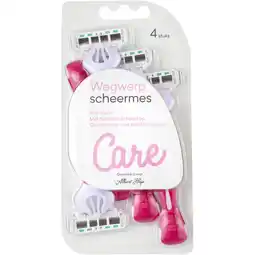 Albert Heijn Care Dames wegwerpmesjes 4-blads aanbieding