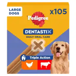 Albert Heijn Pedigree Dentastix multipack kauwsnack grote hond aanbieding