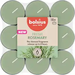 Albert Heijn Bolsius Geurtheelichten 4u true scent rozemarijn aanbieding