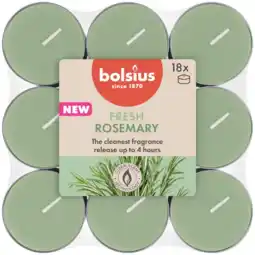 Albert Heijn Bolsius Geurtheelichten 4u true scent rozemarijn aanbieding