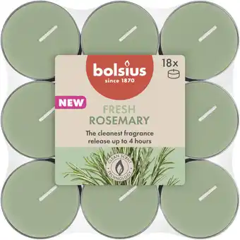 Albert Heijn Bolsius Geurtheelichten 4u true scent rozemarijn aanbieding