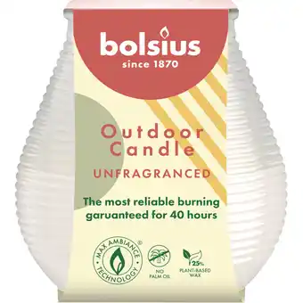 Albert Heijn Bolsius Patio candle ongegeurd 40uurs aanbieding