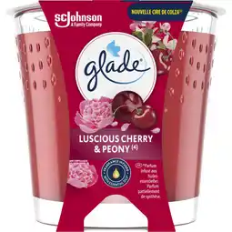 Albert Heijn Glade Geurglas cherry and peony raapzaadwas aanbieding