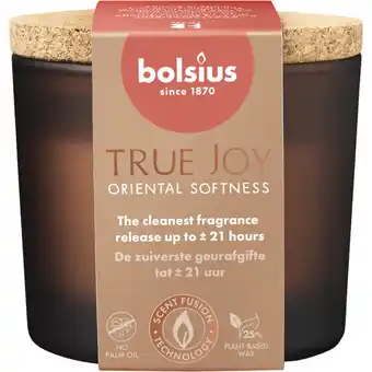 Albert Heijn Bolsius True joy geurglas kurk oriental softness aanbieding