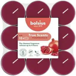 Albert Heijn Bolsius True scents geurtheelichten granaatappel aanbieding