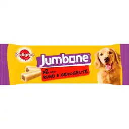Albert Heijn Pedigree Jumbone medium snack rund & gevogelte aanbieding