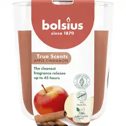 Albert Heijn Bolsius True scents geurglas apple cinnamon aanbieding
