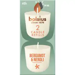 Albert Heijn Bolsius Navulling clean light bergamot aanbieding