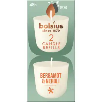 Albert Heijn Bolsius Navulling clean light bergamot aanbieding