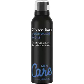 Albert Heijn Care Men showerfoam cedarwood & oils aanbieding