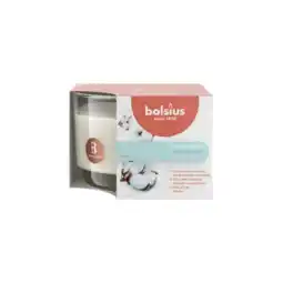 Albert Heijn Bolsius Geurglas true scents fresh cotton aanbieding