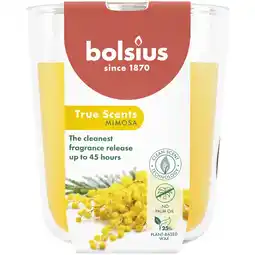 Albert Heijn Bolsius True scents geurglas mimosa aanbieding