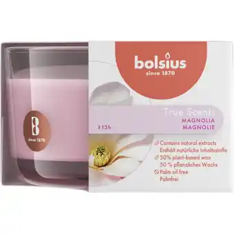 Albert Heijn Bolsius True scents geurkaars klein magnolia aanbieding