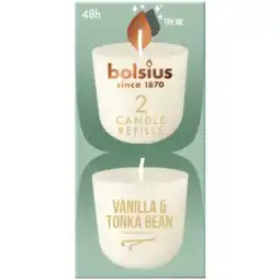 Albert Heijn Bolsius Navulling clean light vanille tonkaboon aanbieding