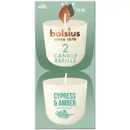 Albert Heijn Bolsius Navulling clean light cypress amber aanbieding