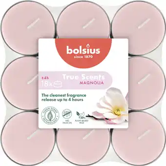 Albert Heijn Bolsius True scents geurtheelichten magnolia aanbieding