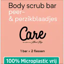 Albert Heijn Care Body scrub bar peer & perzik aanbieding