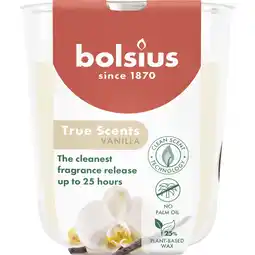 Albert Heijn Bolsius True scents vanilla 8cm aanbieding