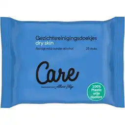 Albert Heijn Care Dry skin gezichtsdoekjes aanbieding