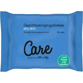 Albert Heijn Care Dry skin gezichtsdoekjes aanbieding