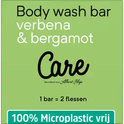 Albert Heijn Care Body wash bar verbena & bergamot aanbieding