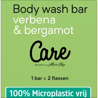 Albert Heijn Care Body wash bar verbena & bergamot aanbieding