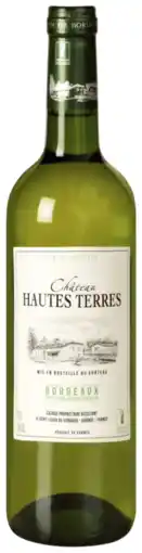 Albert Heijn Ch. Hautes Terres Bordeaux Blanc aanbieding