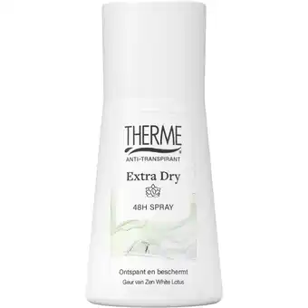 Albert Heijn Therme Anti transpirant Zen white lotus spray aanbieding