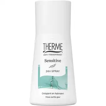 Albert Heijn Therme Anti transpirant sensitive verstuiver aanbieding