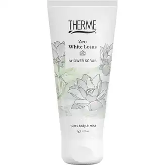 Albert Heijn Therme Zen white lotus rice shower scrub aanbieding