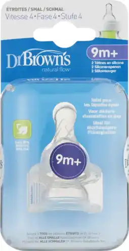 Albert Heijn Dr. Brown's Speen fase 4 - papspeen aanbieding