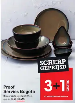 Sligro Proof servies bogota aanbieding
