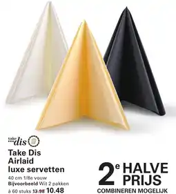 Sligro Take dis airlaid luxe servetten aanbieding